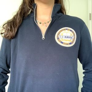 UC Davis quarter zip